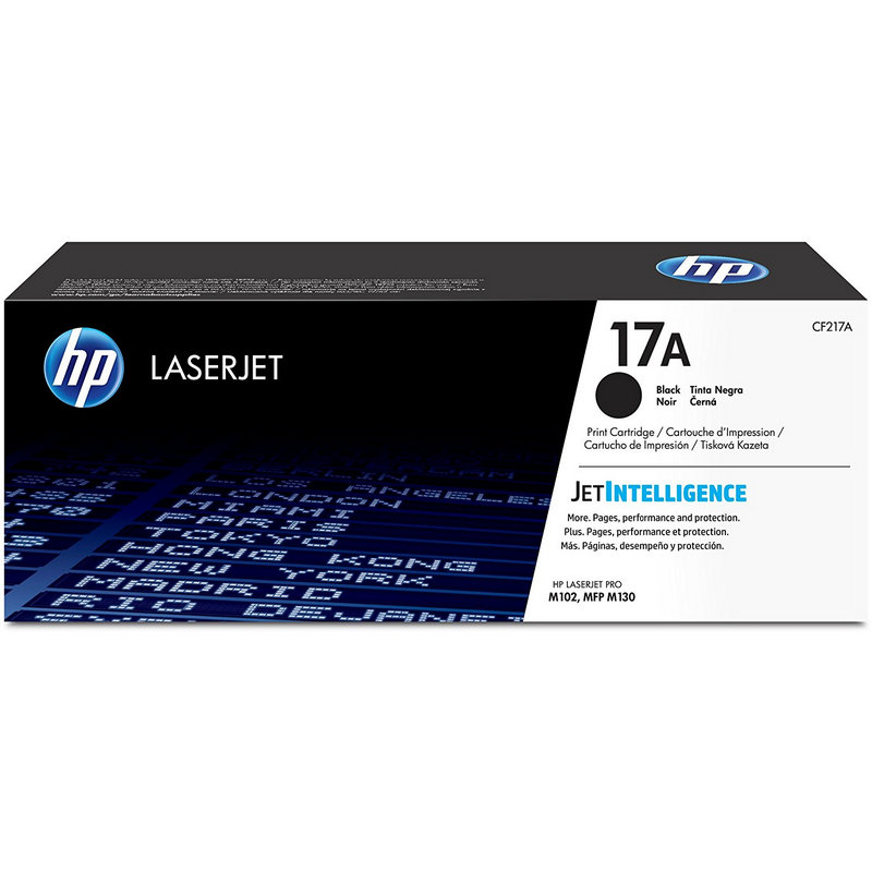 Tóner HP 17A Negro Original con Tecnología Jetintelligence