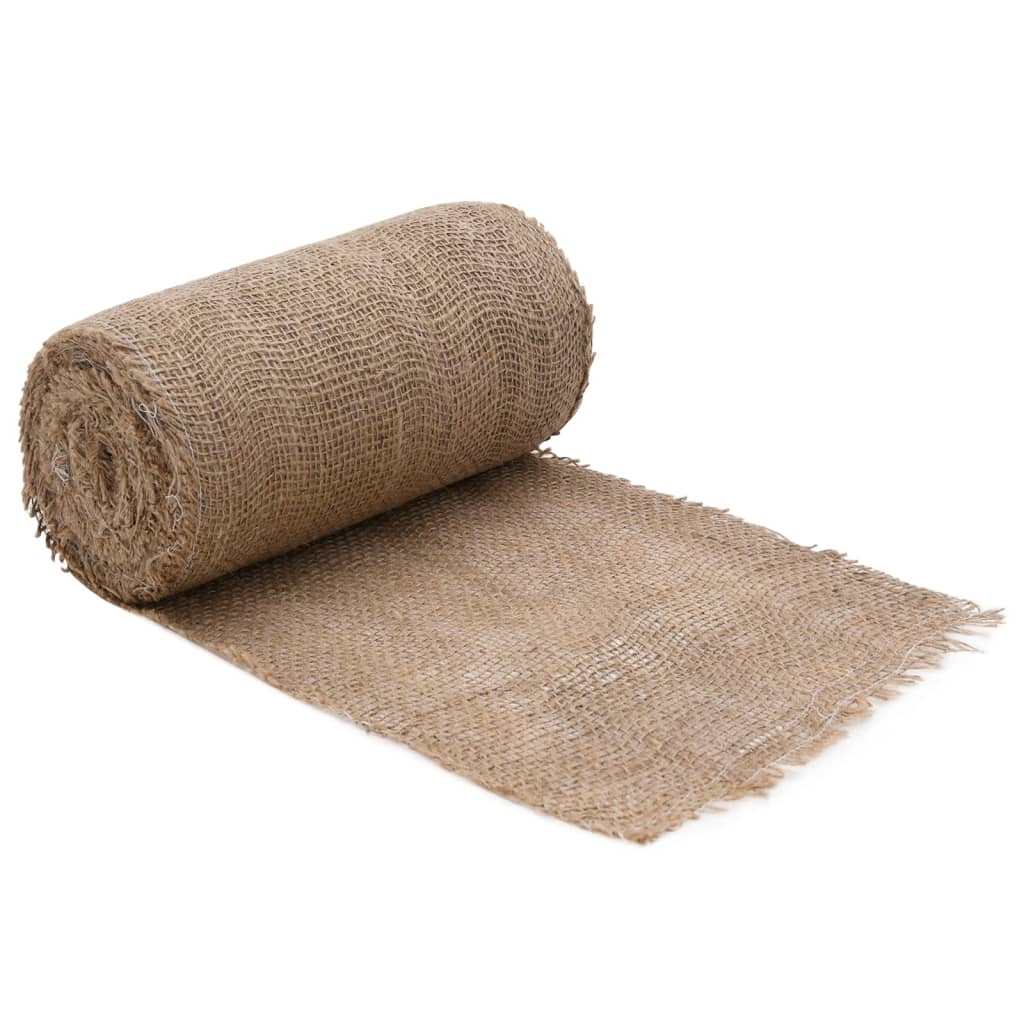 vidaXL Rollo de Yute Tela Arpillera Camino de Mesa 100% Yute 200 gsm Dimensiones 0.25 x 5 m,  0.25 x 10 m,  0.25 x 15 m y mas