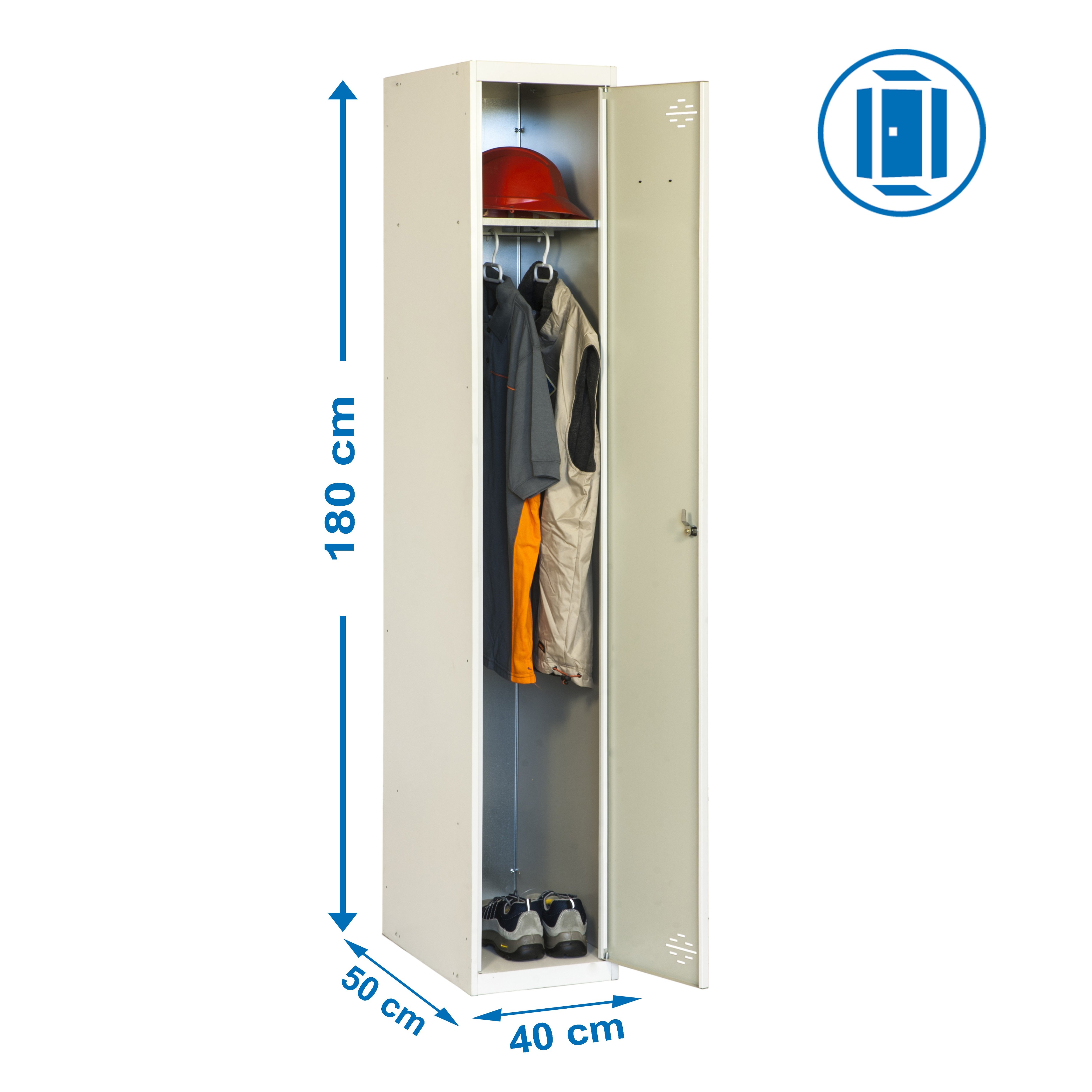 Estantería SIMONRACK Simonlocker prof.dism.single 1/1 400 ini gris