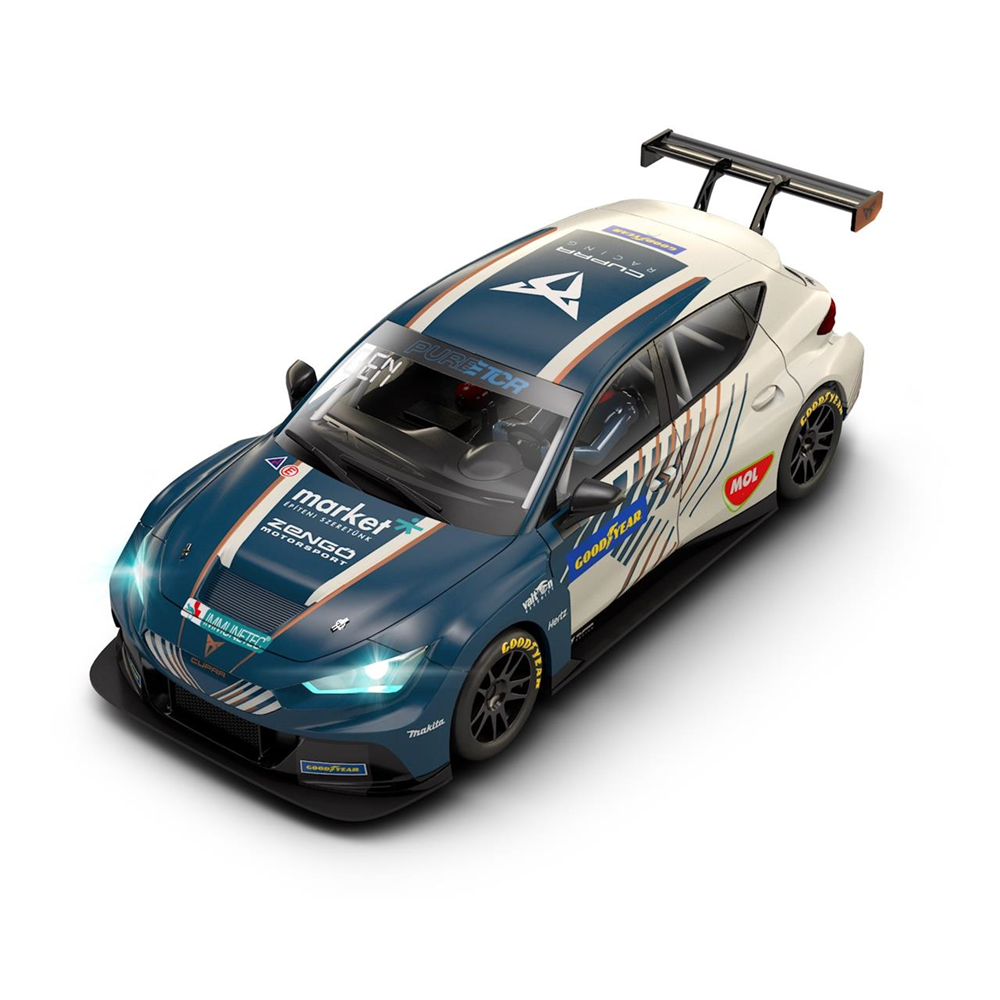 Coche Scalextric Cupra Etcr Gene Con Luz en los faros 18X11X11 cm (U10424S300)