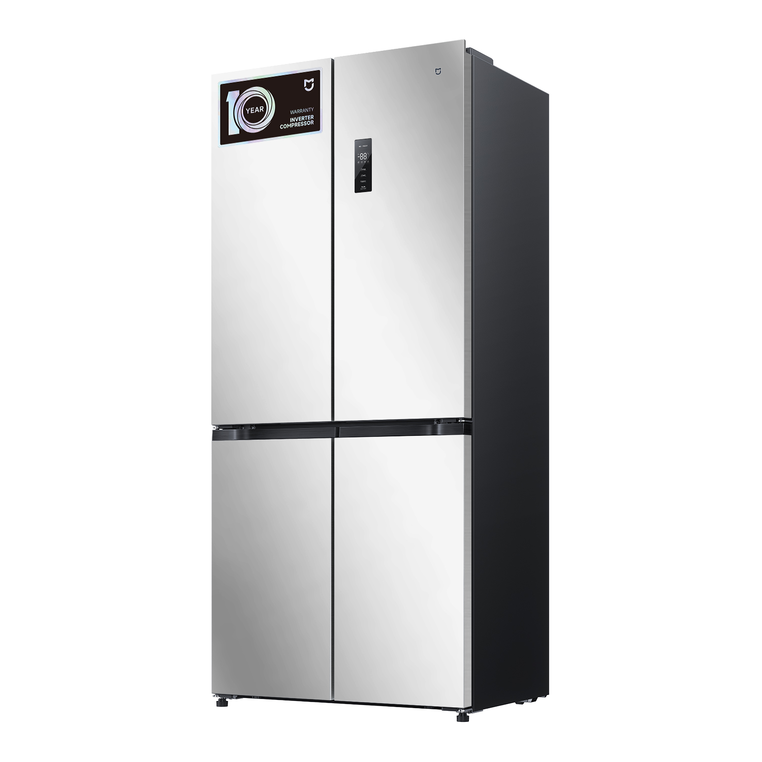 Oficial | Refrigerador Xiaomi Mijia Cross Door 502L, No Frost, Zona Convertible i Fresh, Antibacteriano Ag⁺, Inverter Dual, Control Inteligente, Bajo Nivel de Ruido, Plata, 852×600×1912 mm [Clase E]