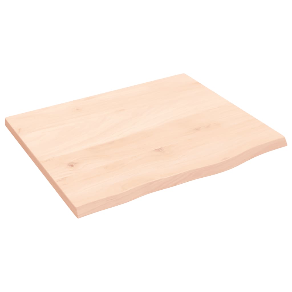 Vidaxl Estante de Pared Madera de Roble Tratada 60x50x2cm Marrón Claro