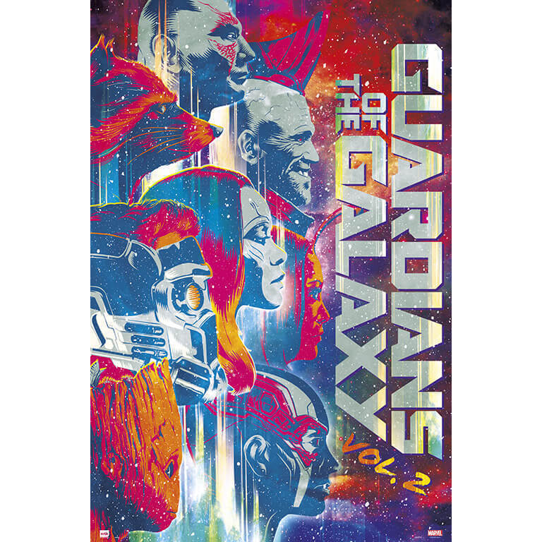 Poster marvel guardianes de la galaxia 2