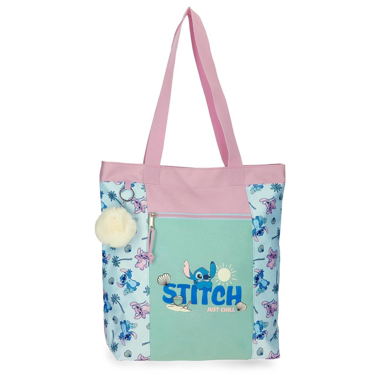 Bolso tote Disney Stitch Just Chill Turquesa