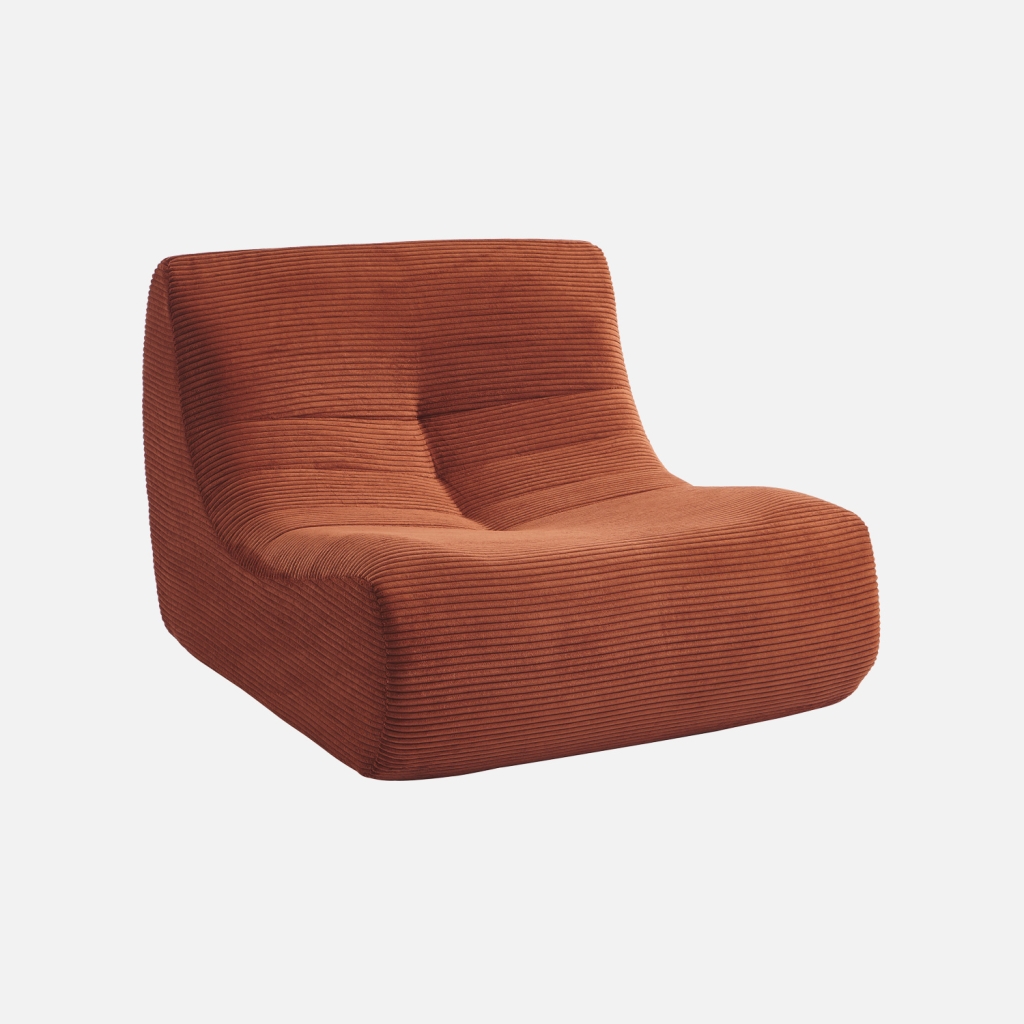 sweeek - Módulo para sofá modular de pana  , Sokol pana , 91x105x72