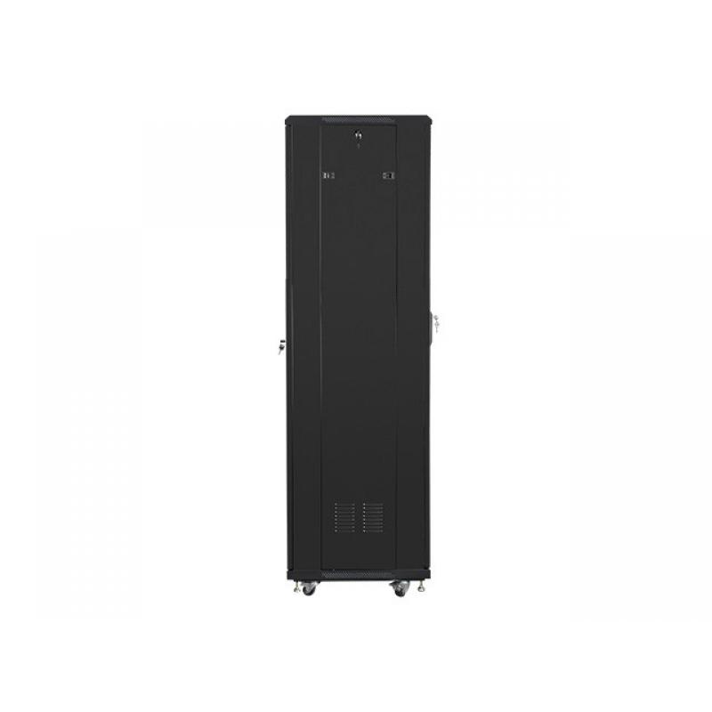Rack independiente Lanberg FF01-6642-12B 42U capacidad 800kg Acero Ventilación IP20 Negro