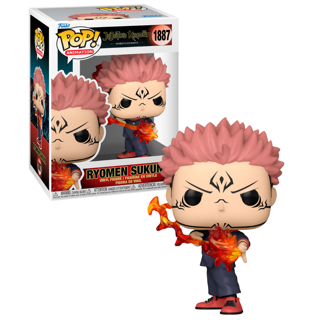 Funko Pop Manga Jujutsu Kaisen hibuya Incidente Ryomen Sukuna 1887 Figura Coleccionable