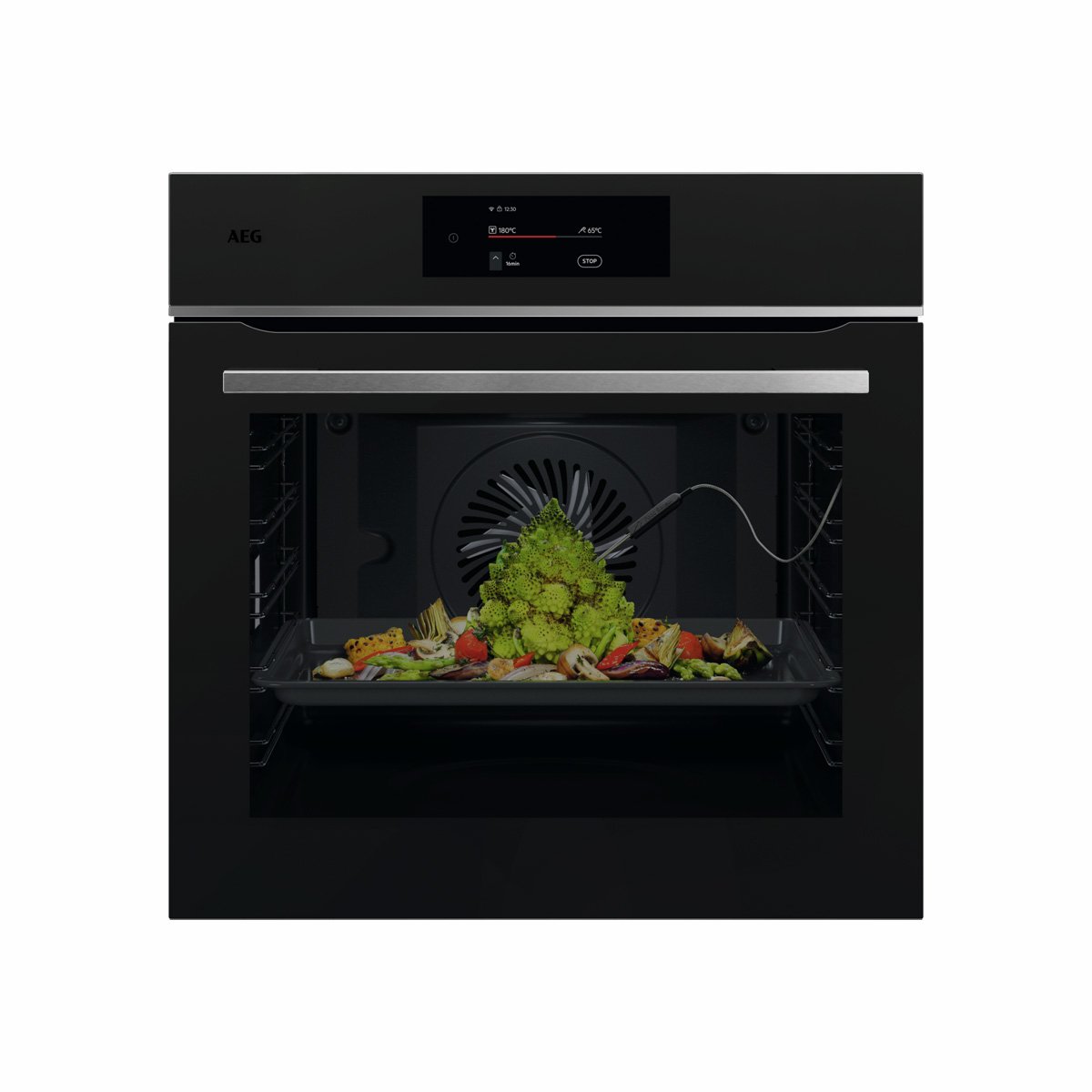 AEG - Horno multifunción Serie 7000 MealAssist con Display CookSmart Touch 4,3 '', con WiFi - TE8PB731AT