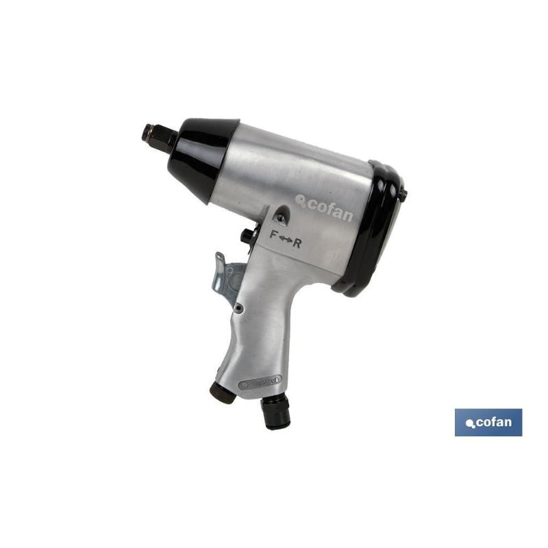 Maletín 17pcs pistola 1/2 c/bocas impacto