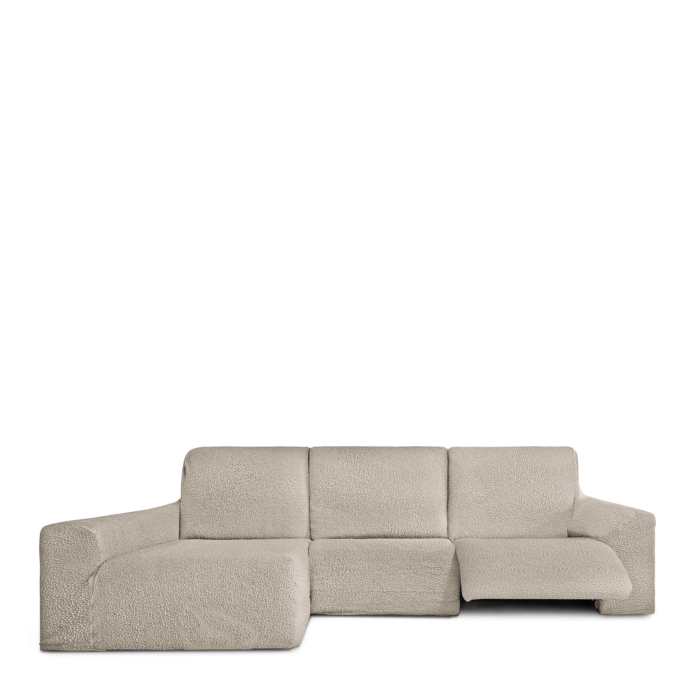 Fundas de sofa m/0 chaise longue relax premium roc izquierdo (Mirando de frente) c/0, Tamaño brazo largo izquierda, 170x310x110cm, Fábricada en España