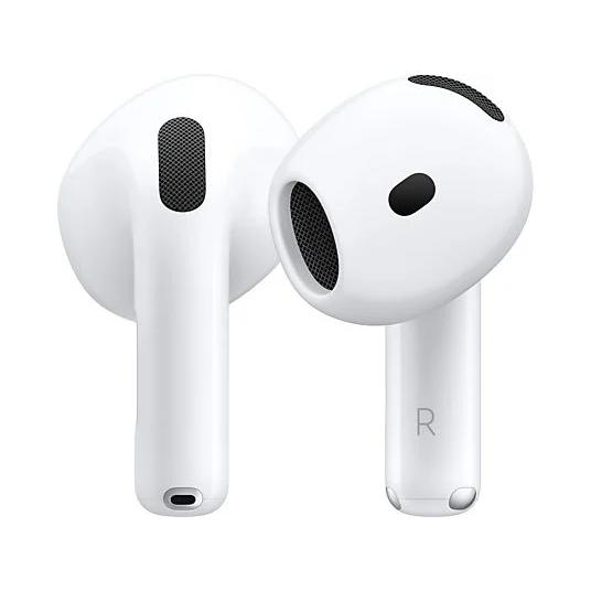 Apple AirPods 4 Inalámbricos, Bluetooth®, Estuche de carga USB-C, Chip H2, Siri, USB-C, BlancoAirpods 4 Estándar Sin cancelación activa de ruid