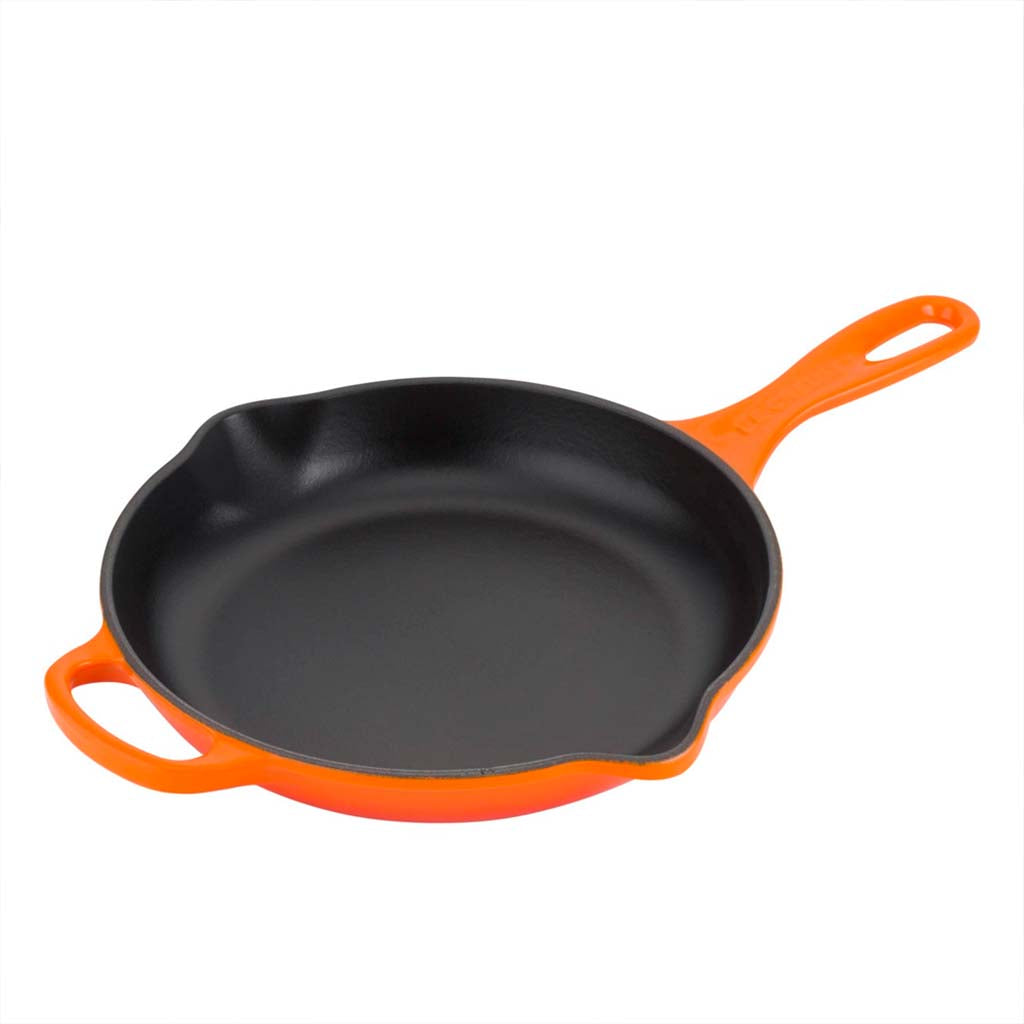Sartén Skillet de Hierro Fundido Vitrificado Le Creuset - Ideal para Cocinar a la Plancha, Saltear y Horno, Fácil de Limpiar y Duradera