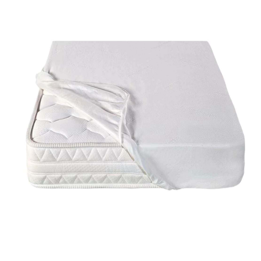 Protector Colchón Impermeable Ajustable NO - Barrera Antiacaro - Algodón y Poliéster - Fácil de Fijar