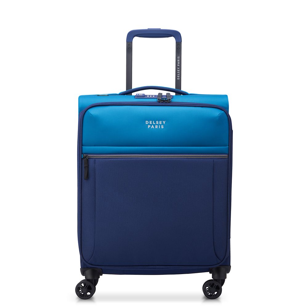 DELSEY PARIS Maleta de cabina 55 cm BROCHANT 3, 35 L, TSA , blanda, 4 ruedas dobles, de Poliéster reciclado. Varios colores