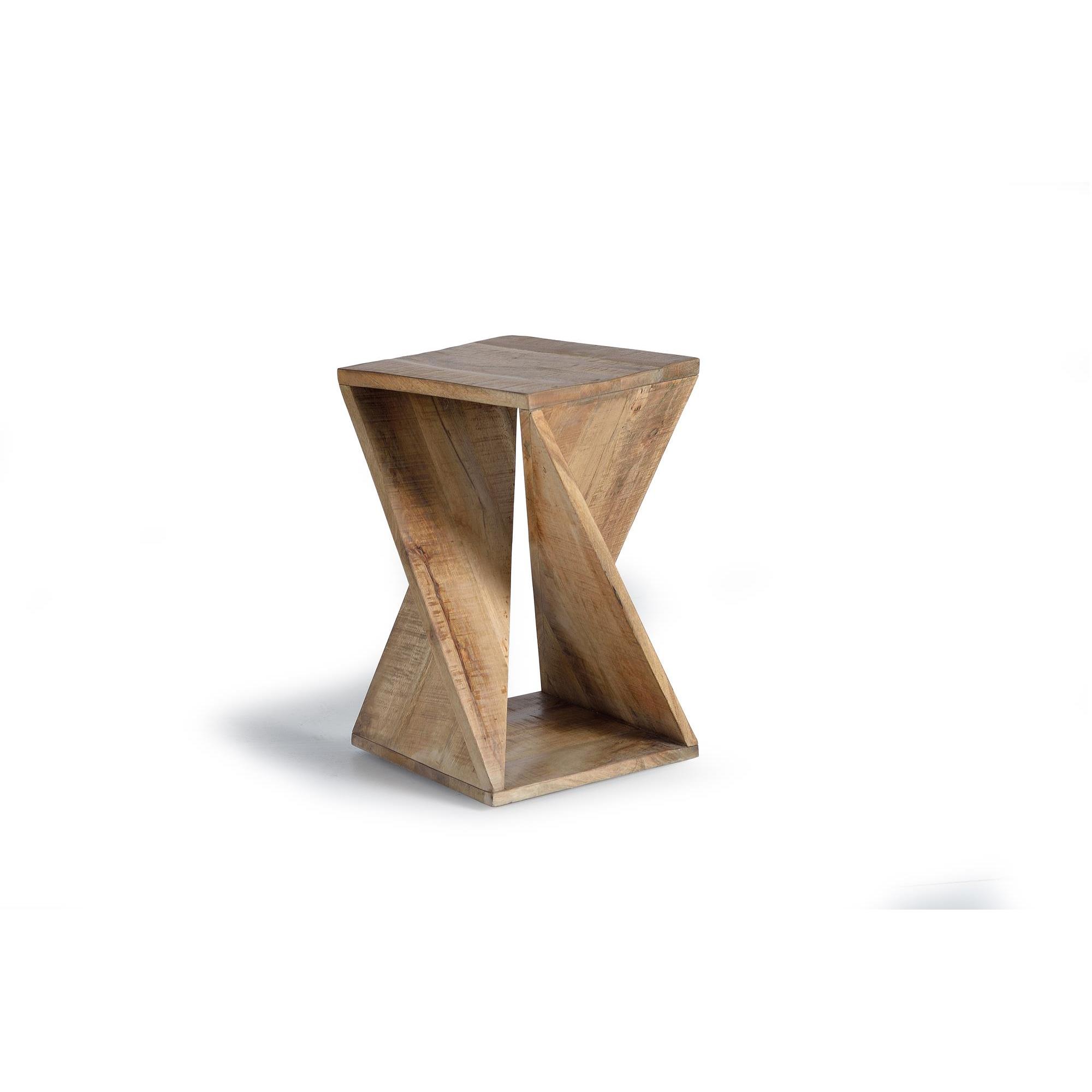 Taburete de madera de mango