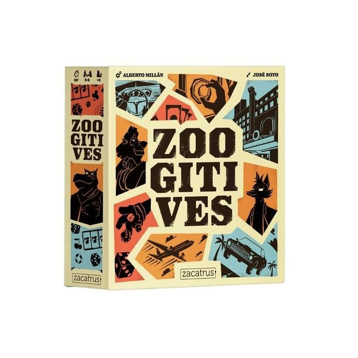 ZACATRUS JUEGO DE MESA ZOOGITIVE JUEGOS DE MESA 23x23x6 Cms.
