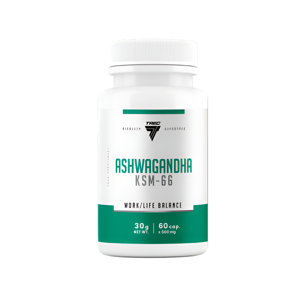 Trec Nutrition - ASHWAGANDHA - KSM-66 - 60 CAP - Adaptógeno
