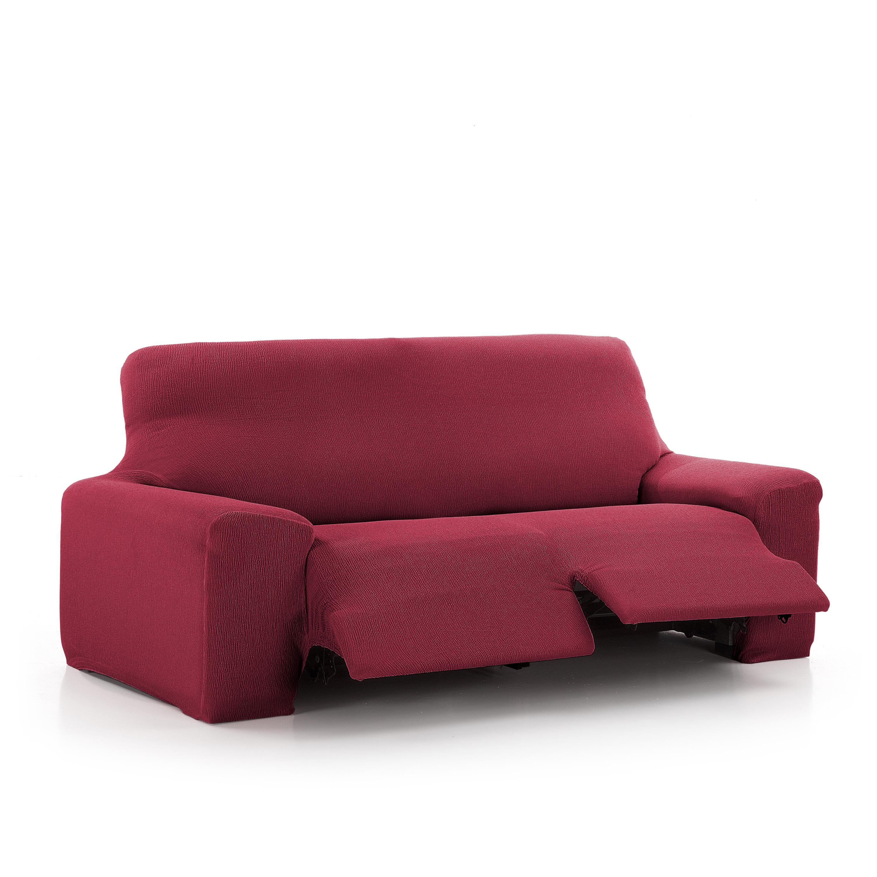 NORDIC HOME Funda de Sofá Elástica 3 Plazas Relax Vera Antracita