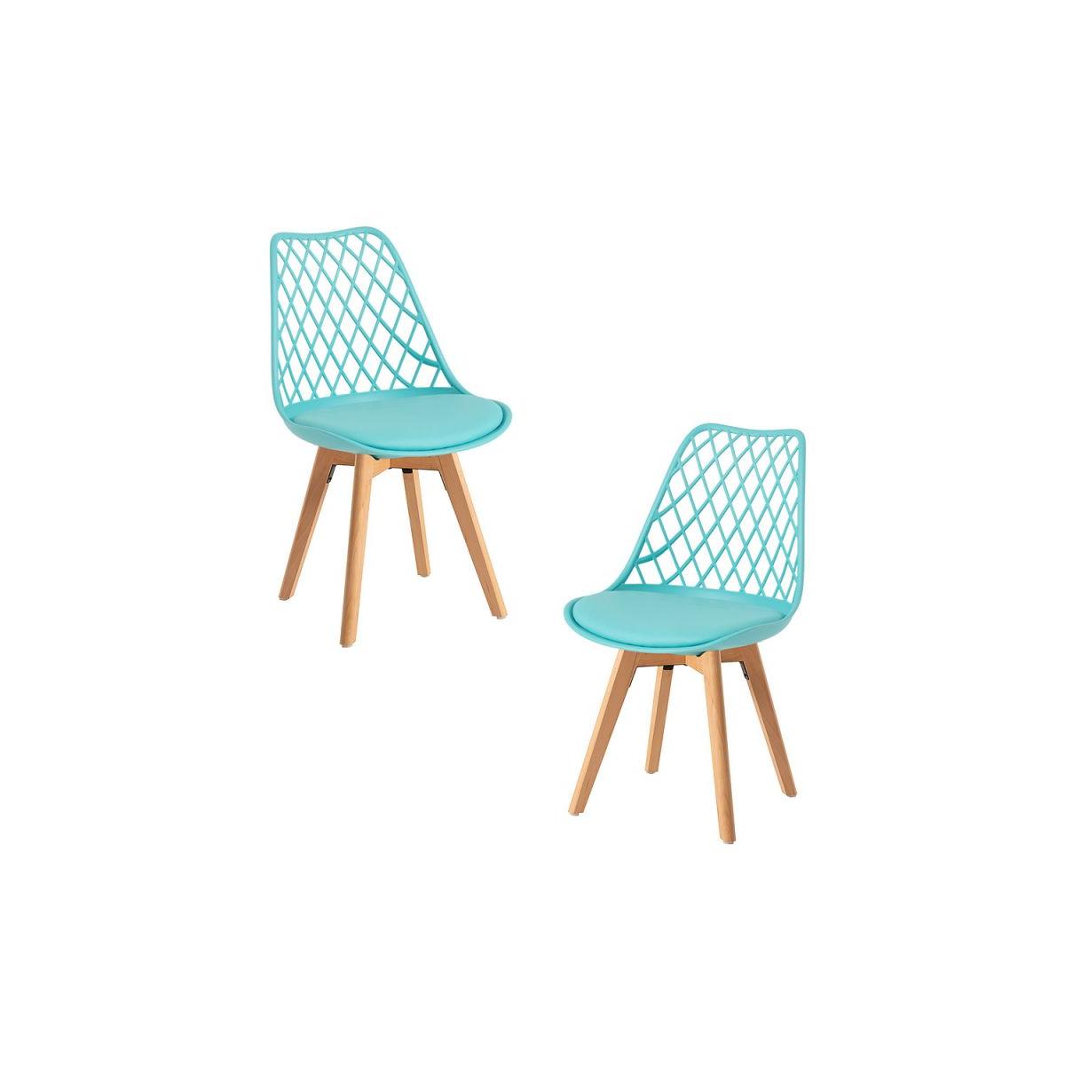 Regalos Miguel - Packs Sillas Comedor - Pack 2 Sillas Mima - Aguamarina