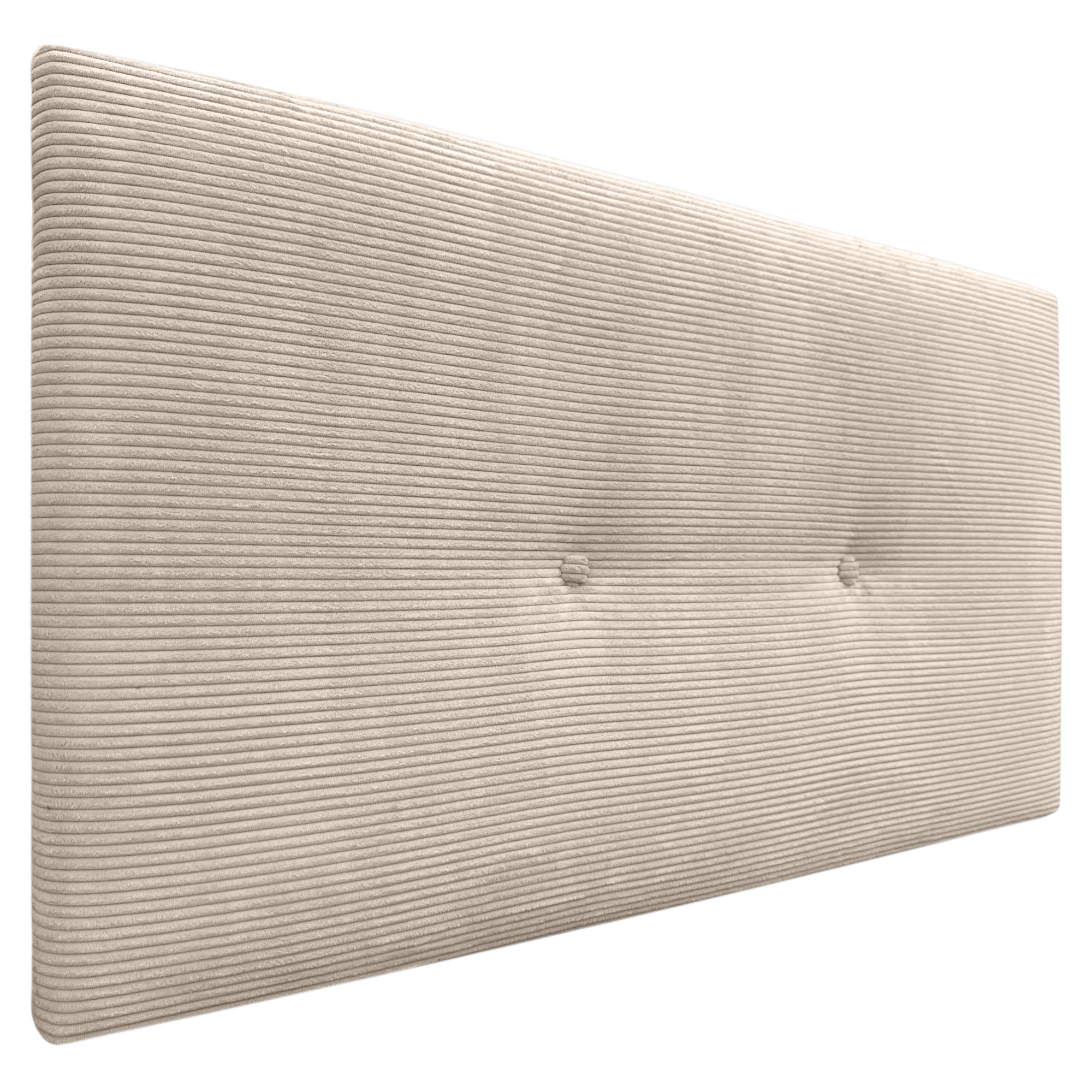 DHOME Cabecero de Pana Liso con Botones Alta Gama Moderno 4cm Grosor