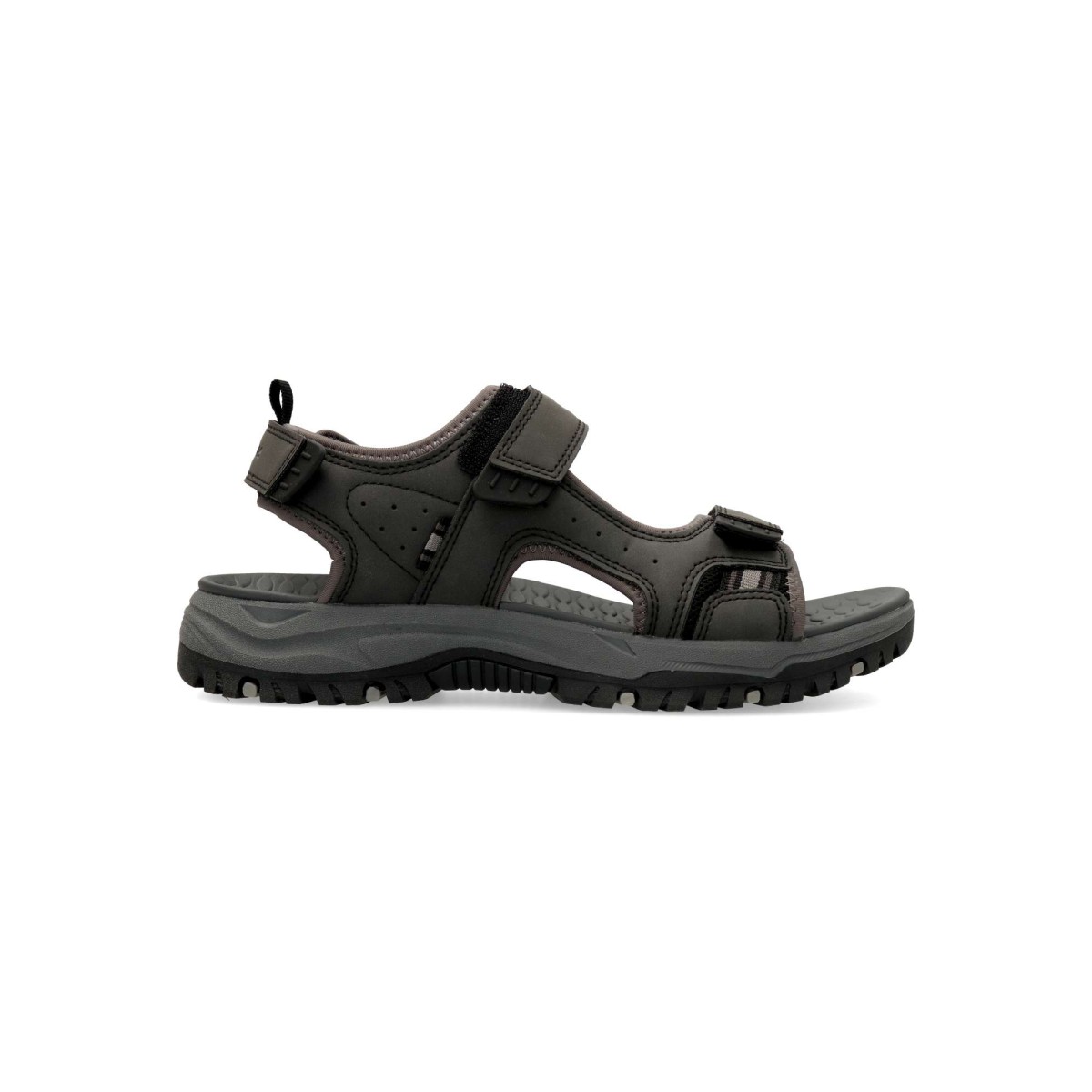 Skechers - Sandalias para hombre Relaxed Fit: Prewitt - Rigdon con cierre de 3 correas ajustables y plantilla Luxe Foam para comodidad todo el día