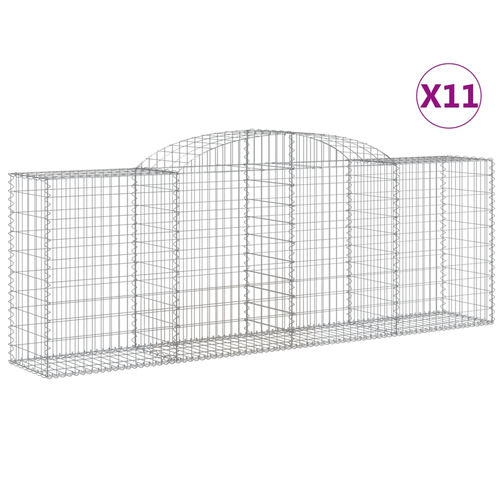 Vidaxl Cestas de Gaviones para Jardín Decorativas