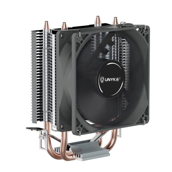 Unykach unycool h20 disipador cpu - multisocket universal - ventilador 90mm - color negro