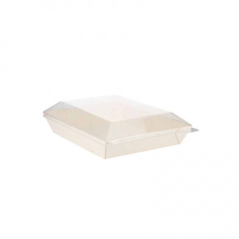 100 Uds. Tapa transparente para bandejas de madera (18x13cm) | Ref: PW210SAMLT130