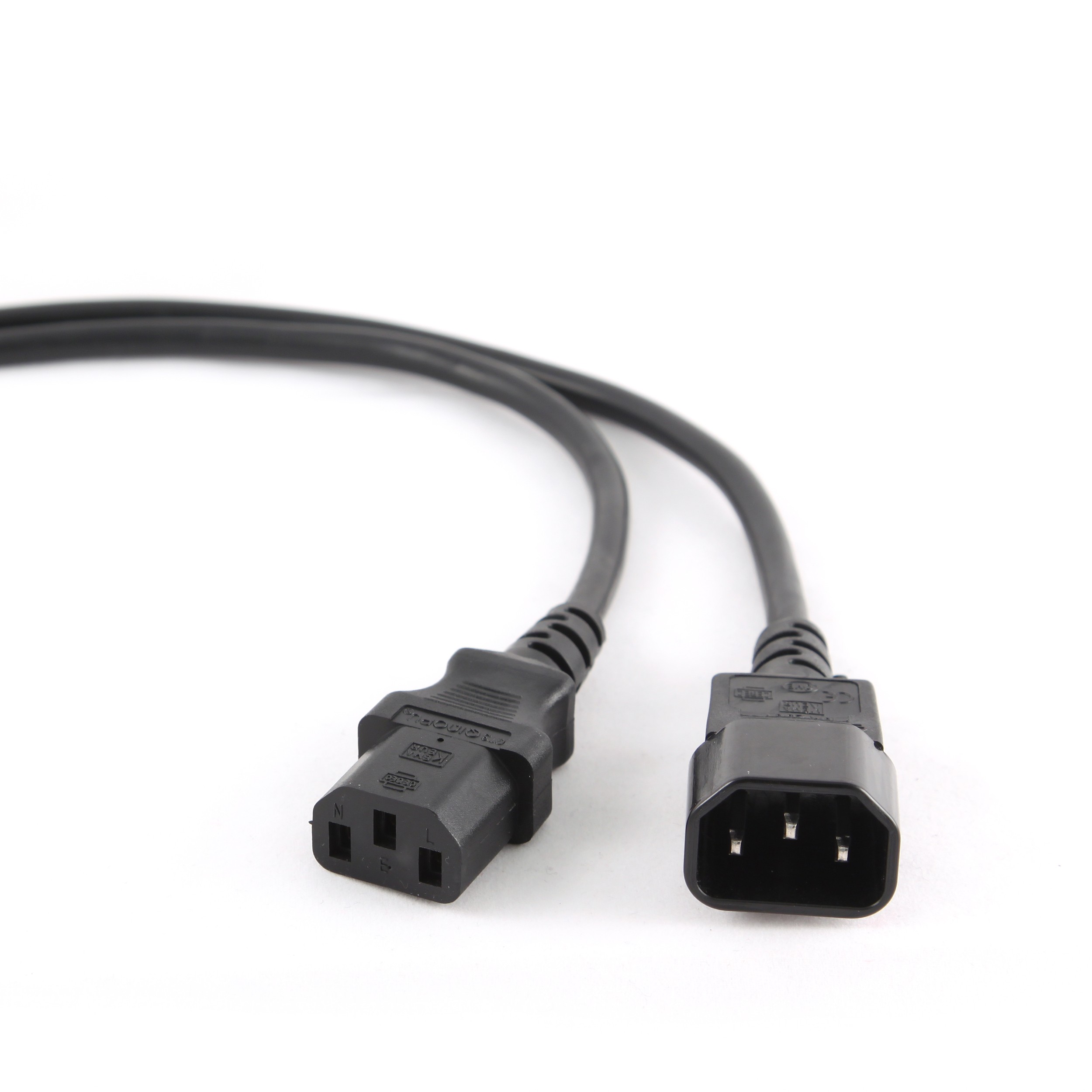 Cable Alimentación Gembird IEC320-C13 a IEC320-C14 1,8m WN111
