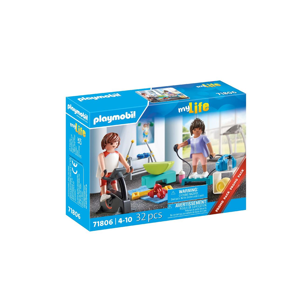 Figura Entrenamiento fitness Playmobil (71806)