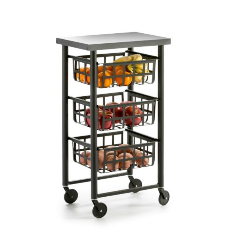 DON HIERRO - Carrito de cocina, Carrito auxiliar FIFTY-FIFTY