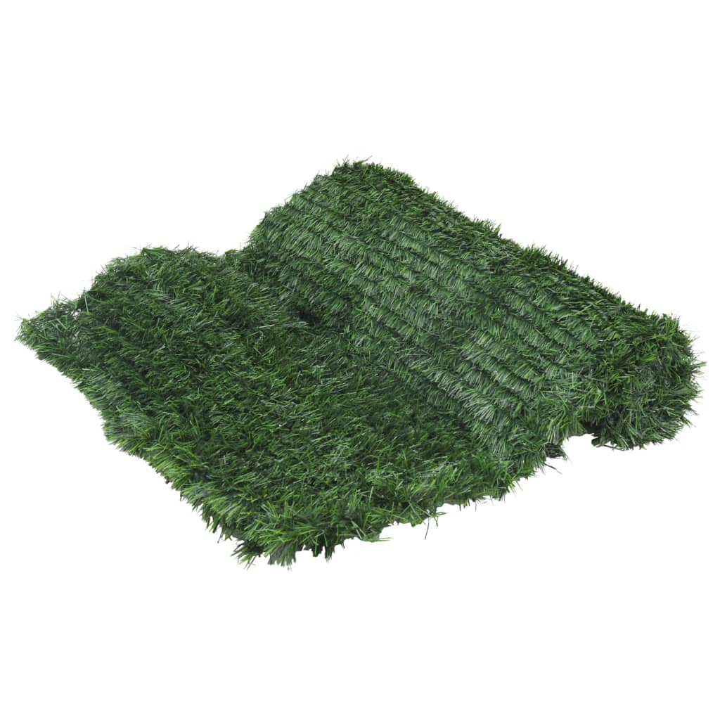 vidaXL Valla de Césped Artificial Enrejado de Hojas Artificiales Jardín Verde Dimensiones 1 x 5 m, 1 x 10 m