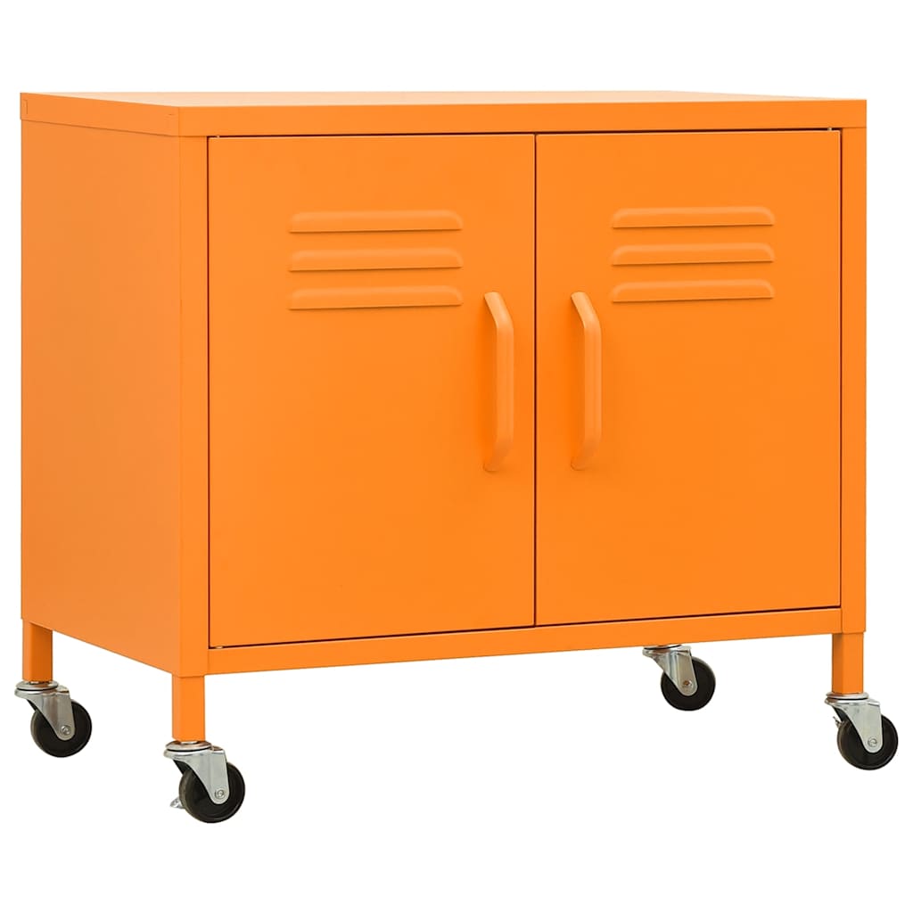 vidaXL Armario de almacenamiento acero verde 60x35x56 cm en color Menta/orange/Negro y más | almacenamiento funcional diseño moderno para baño dormitorio sala