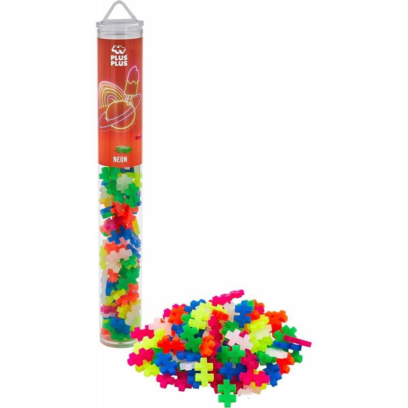 TUBO DISPLAY PLUS PLUS NEON 100 PIEZAS DE LÚDILO