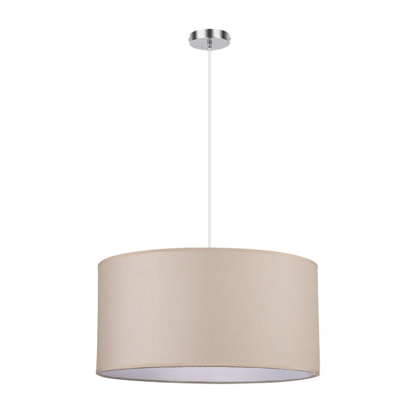 Colgante Con pantalla en beis modelo Chanza FABRILAMP