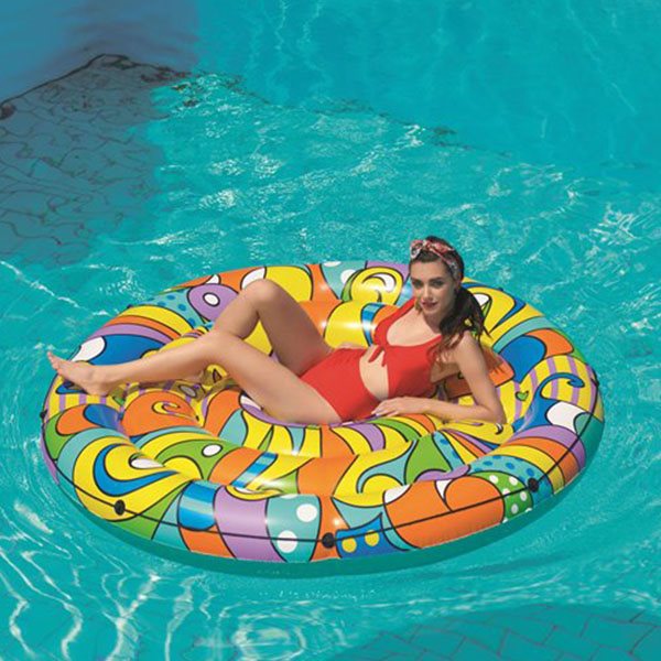 Colchoneta Isla Flotante multicolor 173x173 cm