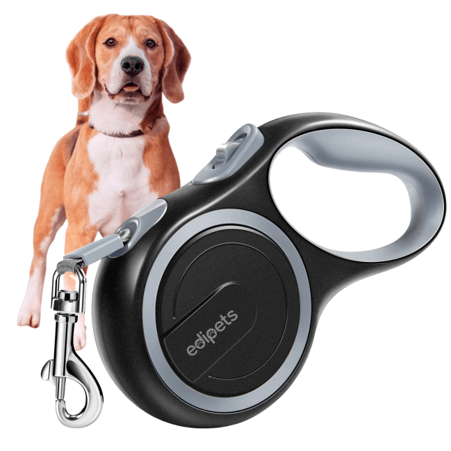 Edipets - Correa perro extensible y flexible para adiestramiento y paseo edipets