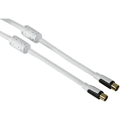 Hama cable antena m-h 1-5m 100db blanco (display 20u.)