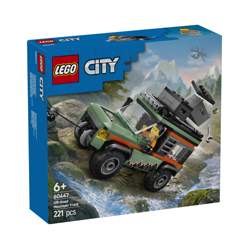 LEGO CITY - TODOTERRENO 4X4 DE MONTAÑA, 60447, TIENDA CON LICENCIA OFICIAL, ENVÍO 24-48H PENÍNSULA, JUGUETES, BRICKS, PIEZAS, LADRILLOS, BLOQUES DE CONSTRUCCIÓN, 100% ORIGINAL