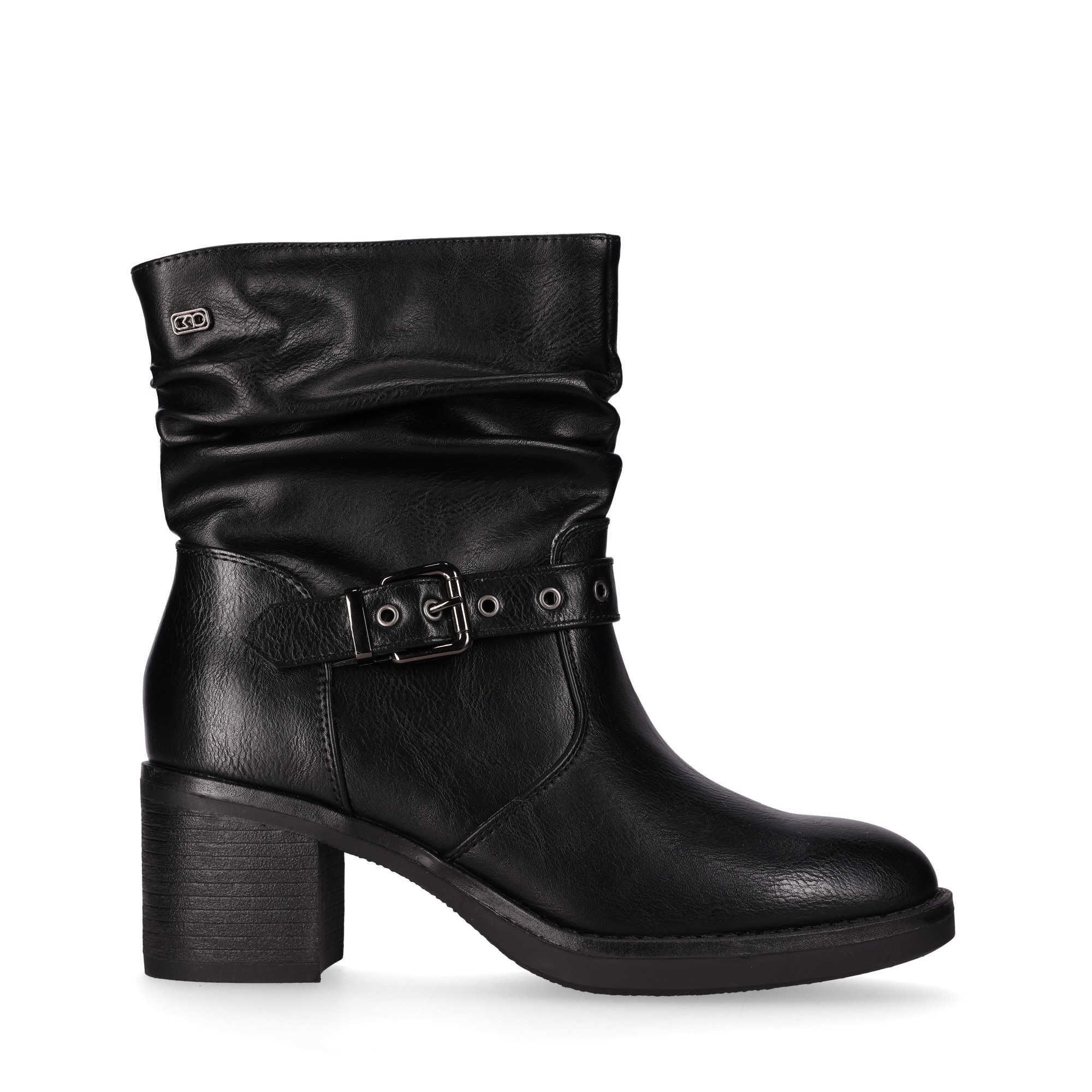 CHIKA10 Botines Piel Vegana de Mujer Chika10 Tacon medio