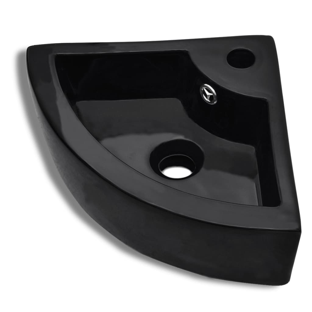 vidaXL Lavabo con rebosadero 45x32x12,5 cm