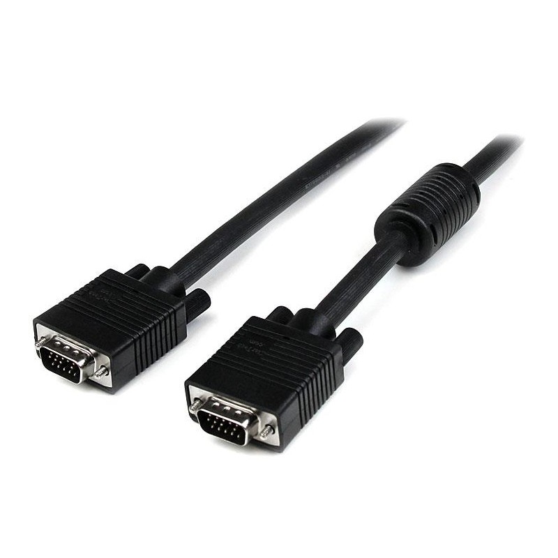 StarTech.com - Cable de Vídeo VGA de 2m para Monitor de Ordenador - HD15 Macho a Macho - Negro MXTMMHQ2M