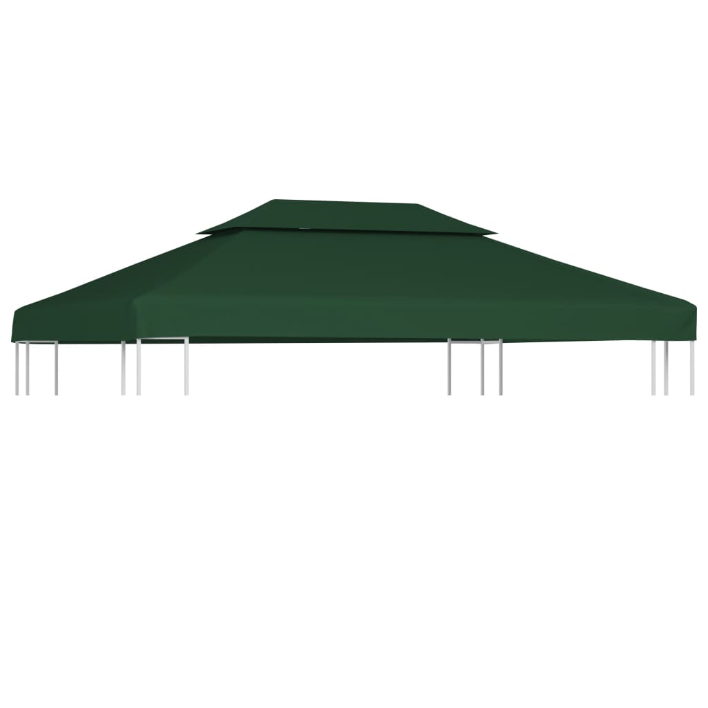 vidaXL Cubierta de Repuesto de Cenador Toldo Superior Refugio 3x4 m Color Beige,  Verde,  Crema y mas