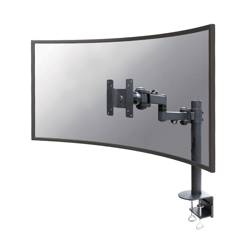 Soporte de Pantalla Plana Neomounts para Escritorio con Abrazadera - Ahorra Espacio y Ajustable