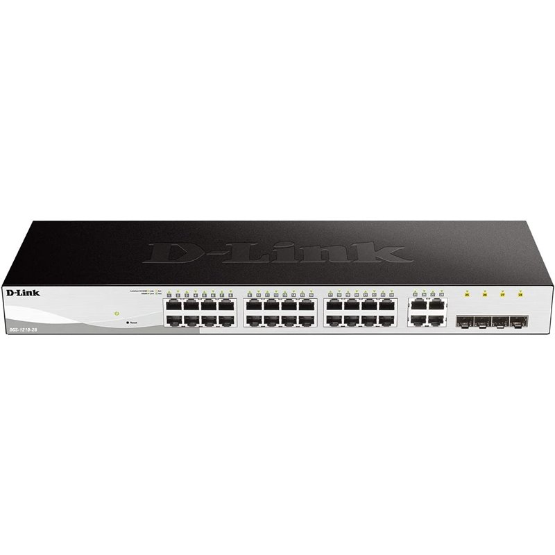 D-Link DGS-1210-28 Switch 28 Puertos Negro