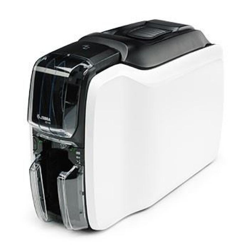 Zebra Impresora de tarjetas de una cara zc100 blanca