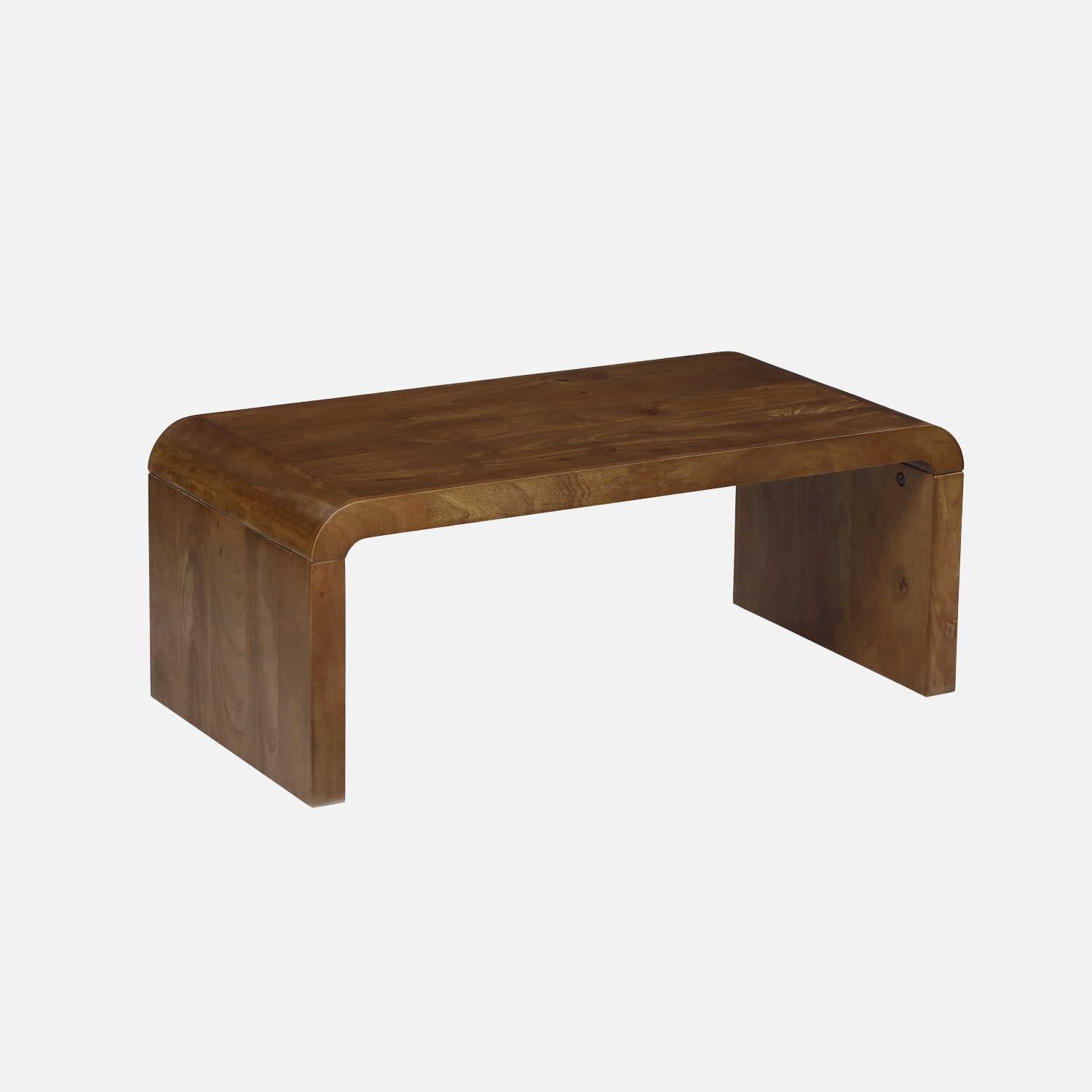 sweeek - Mesa de centro rectangular de madera maciza de acacia , Dana , 100x50x40