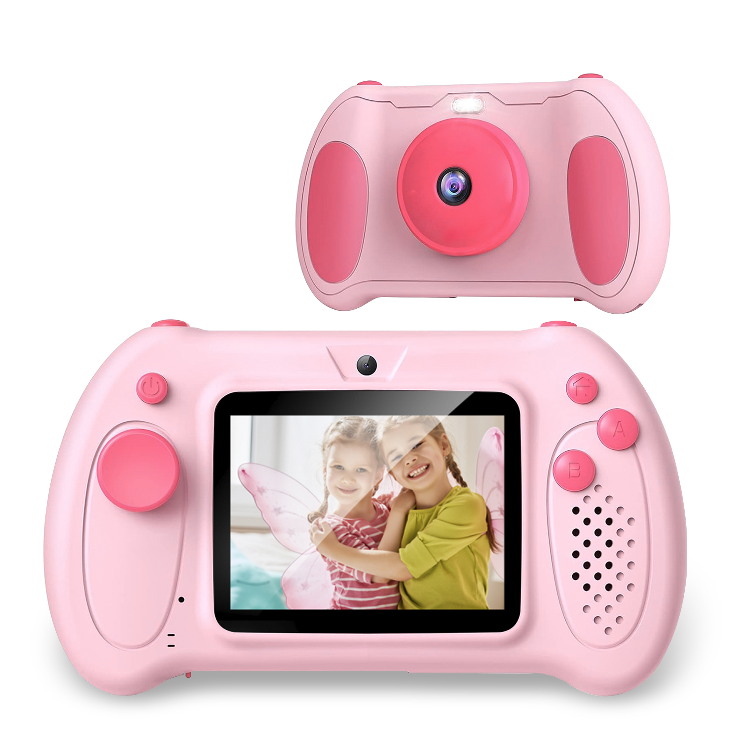 DAM. Cámara de fotos y video infantil con juegos incorporados. Cámara dual, 48mpx y videoFull HD. Pantalla de 2,4 pulgadas. 13x4x8cm.