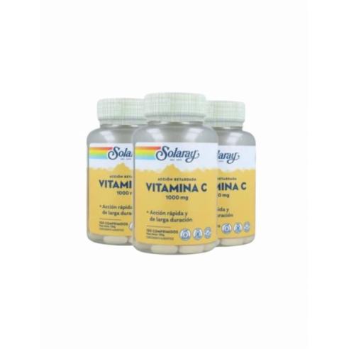 PACK 3 - VITAMINA C 1000 miligramos    Complementos Alimenticios para el Descanso y la Relajación