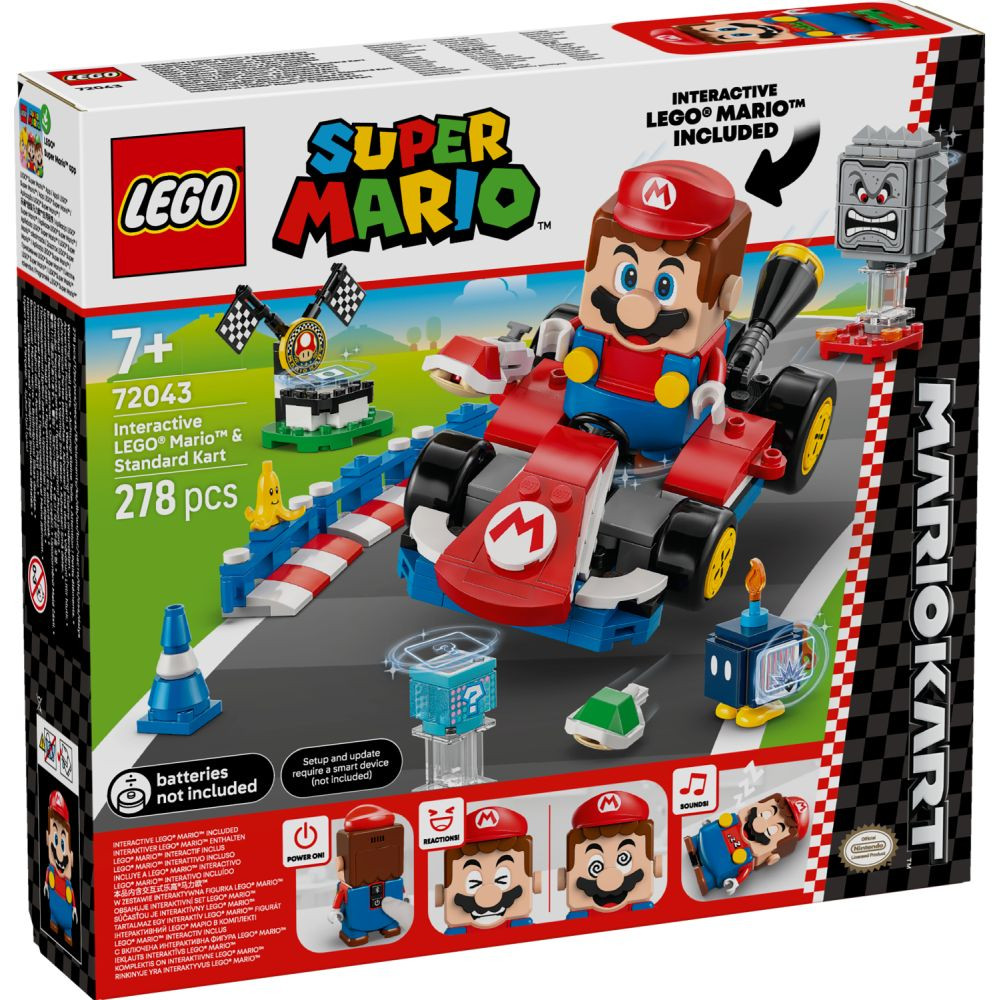 Lego Mario Kart Mario Interactivo y Kart Estandar - Nuevo precintado